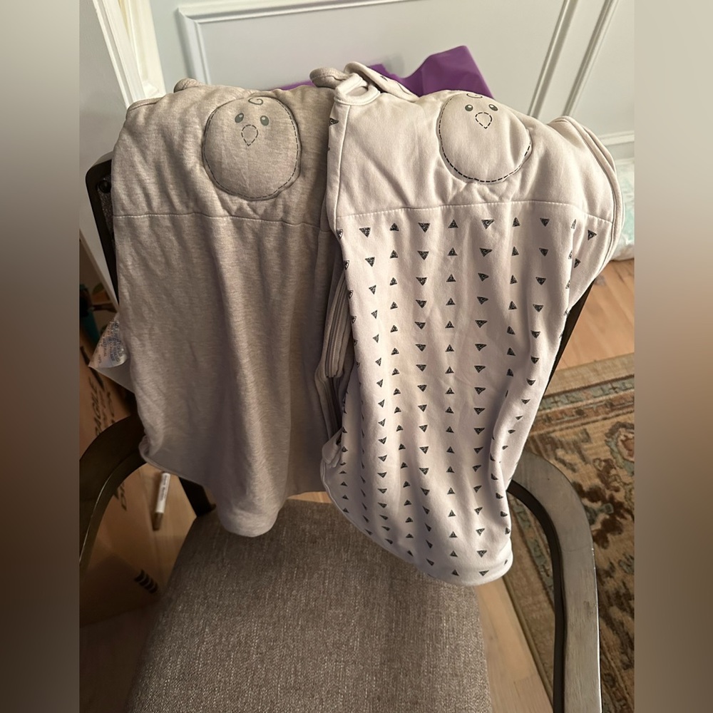 2 small nested bean sleep sacks